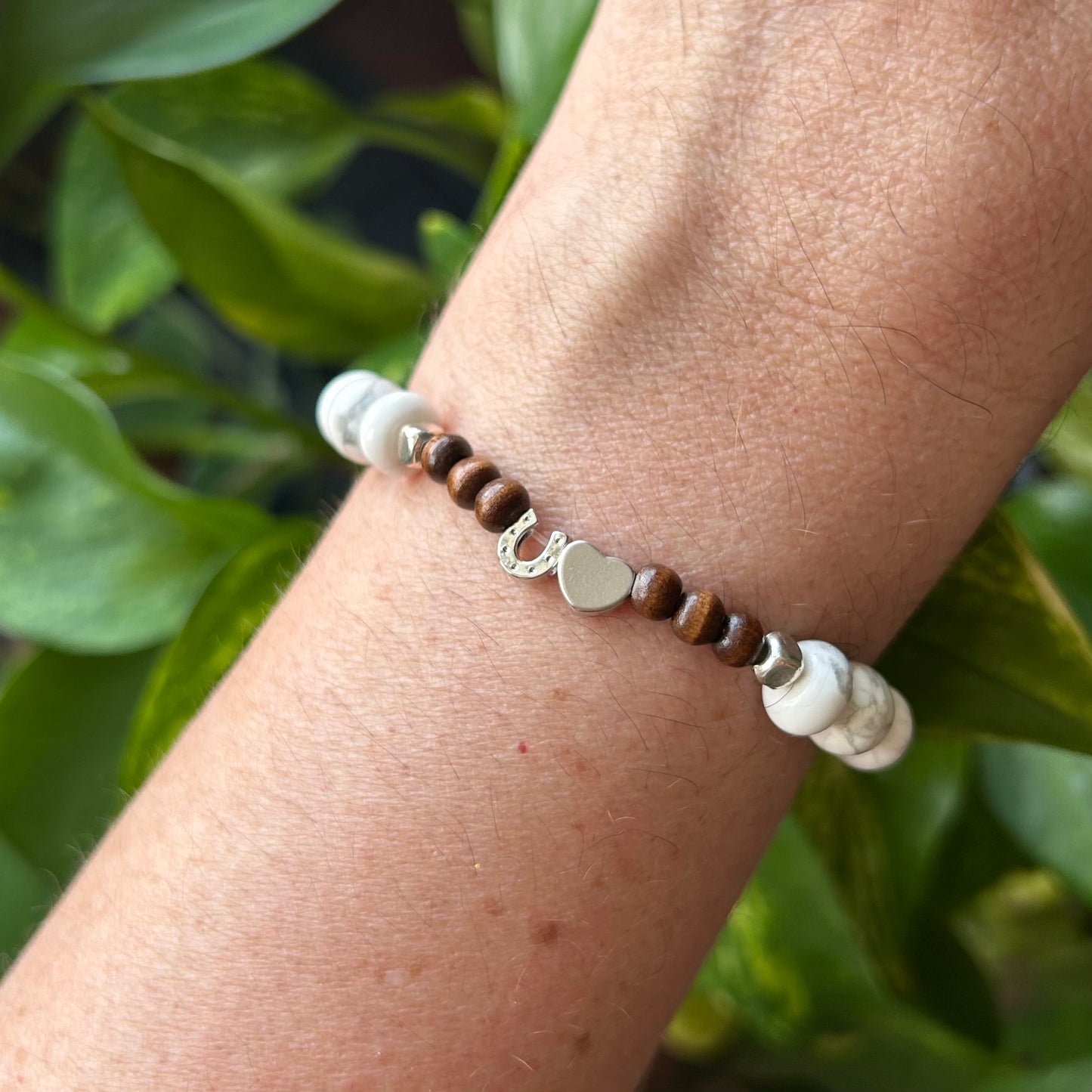 Silver *Horse L🩶ve* Bracelet