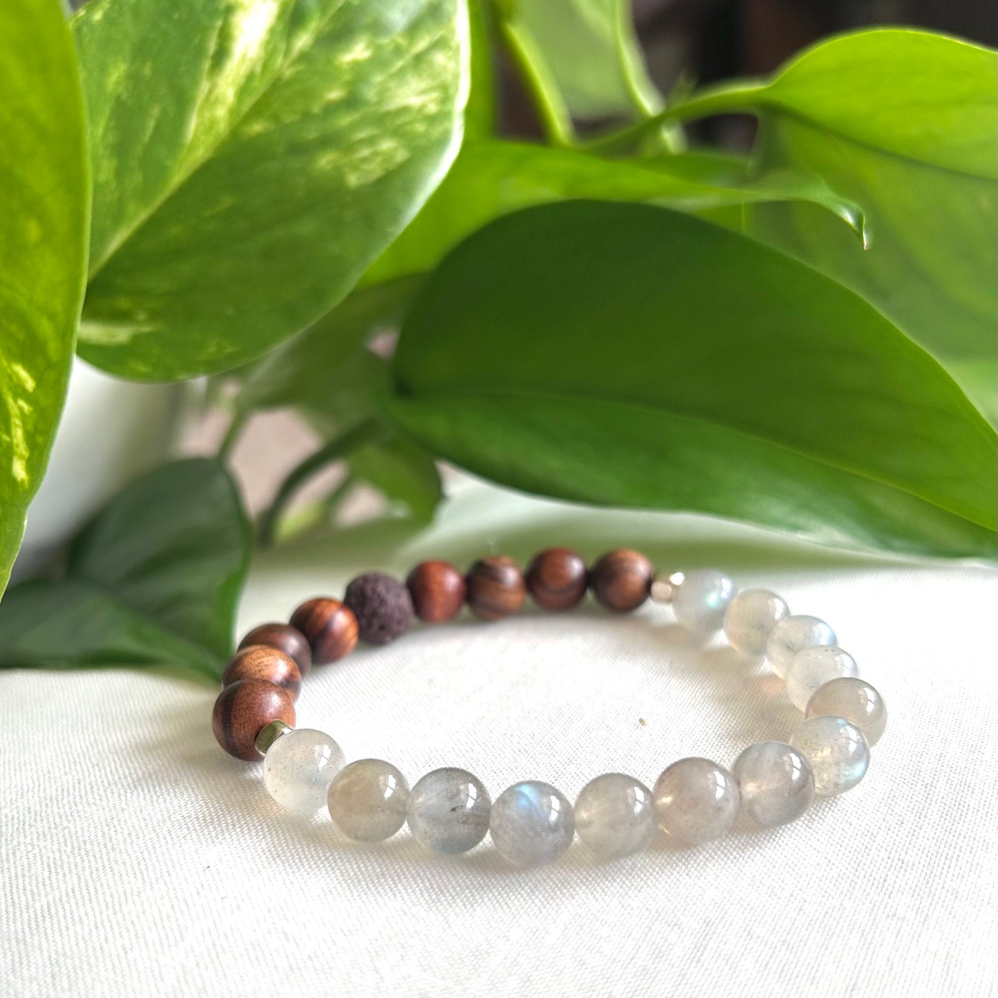 •Labradorite• Anxiety Relief Essential Oil Bracelet