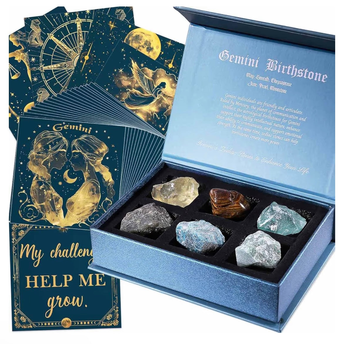 Gemini ✨ Birthstone Crystal Gift Set
