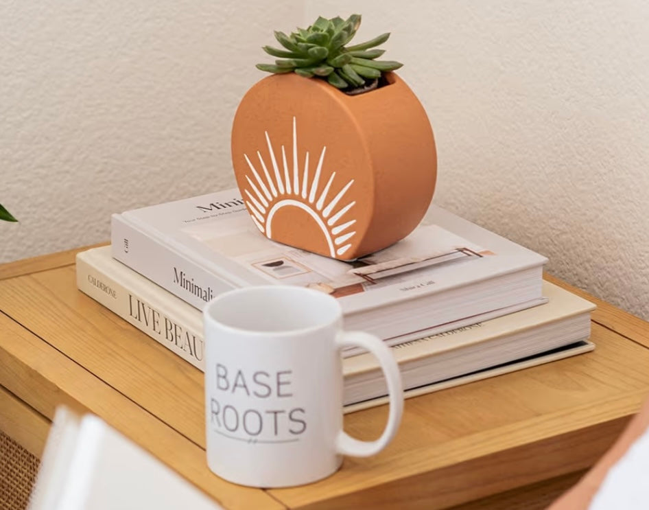 Terracotta Sunrise Planter