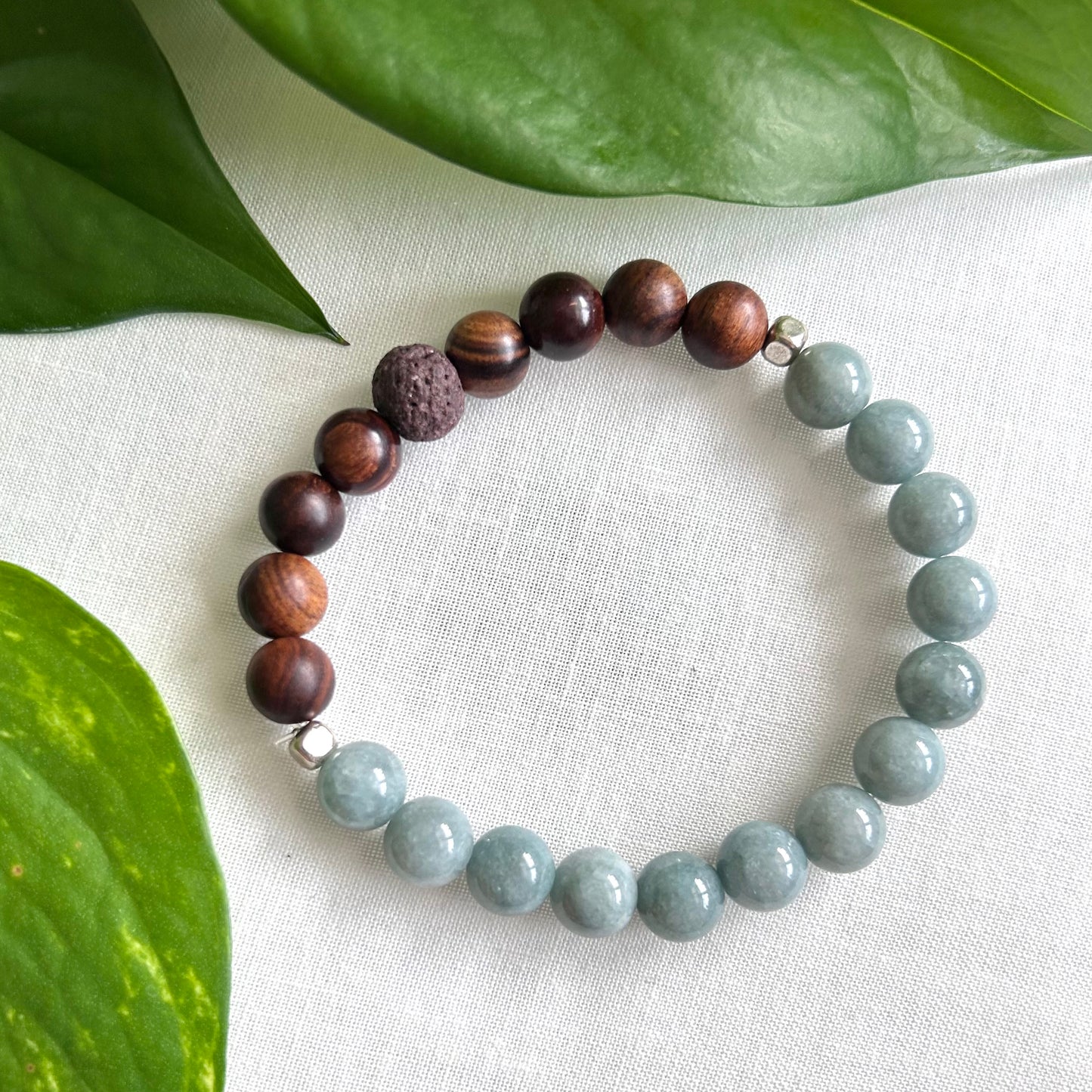 •Burmese Jade• Anxiety Relief Essential Oil Bracelet