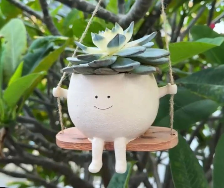 Happy Swinging Planter
