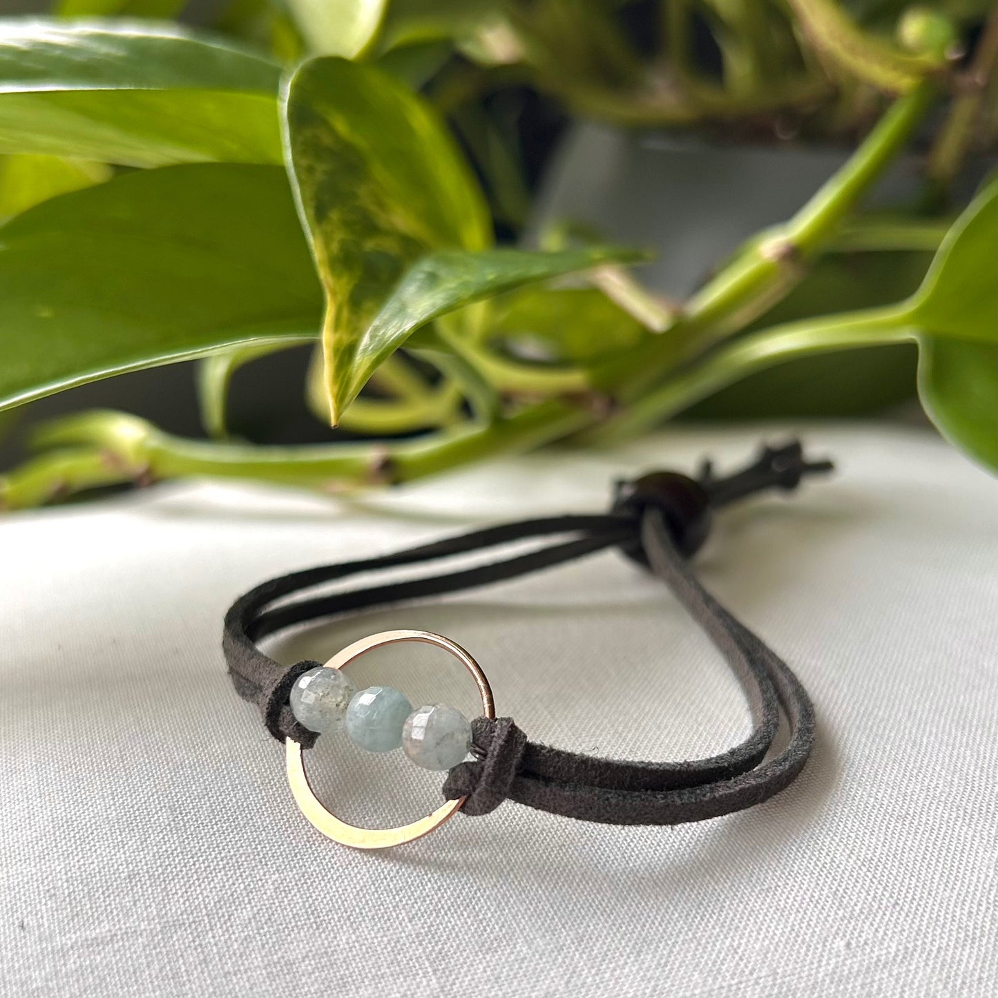Birthstone Leather Bracelet