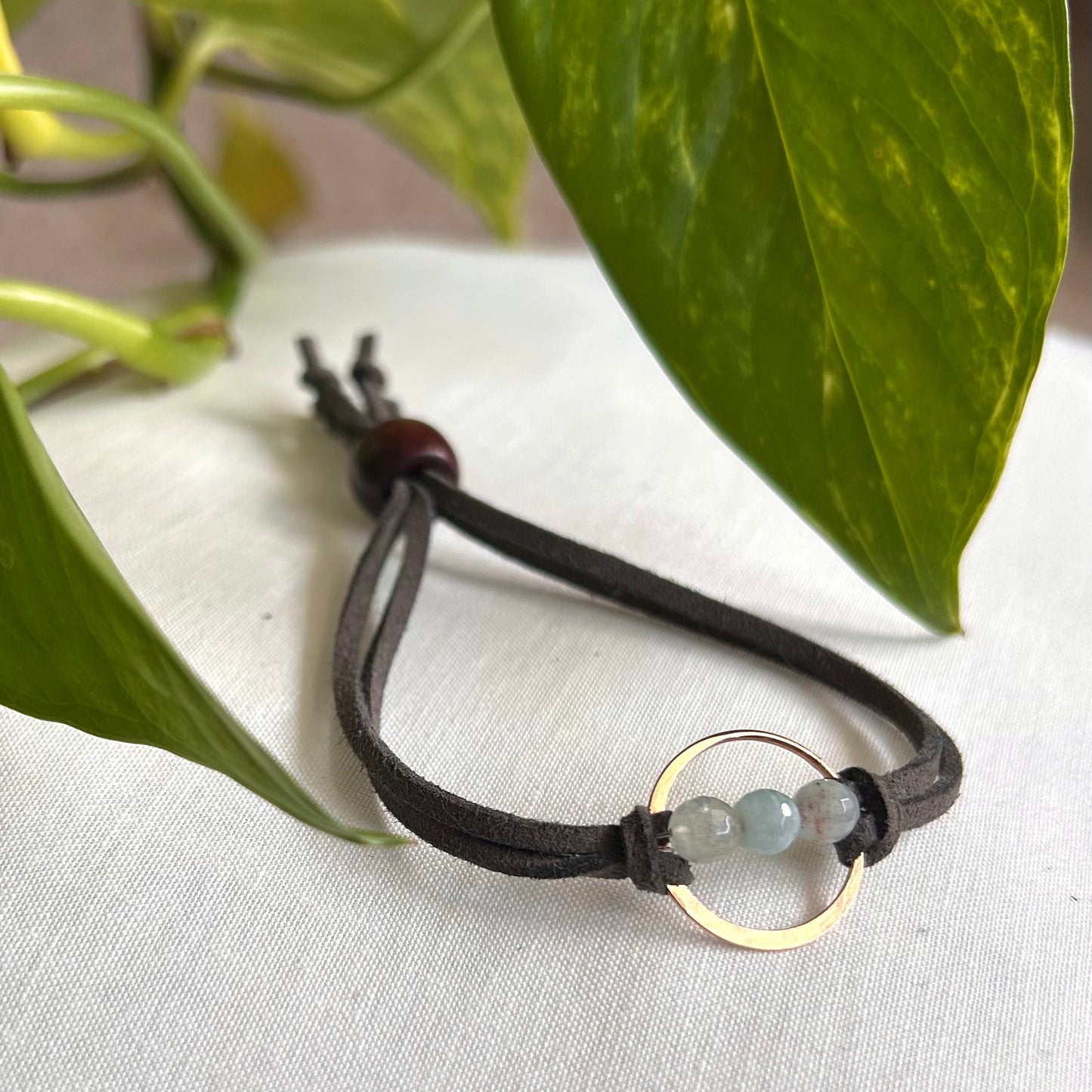 Birthstone Leather Bracelet