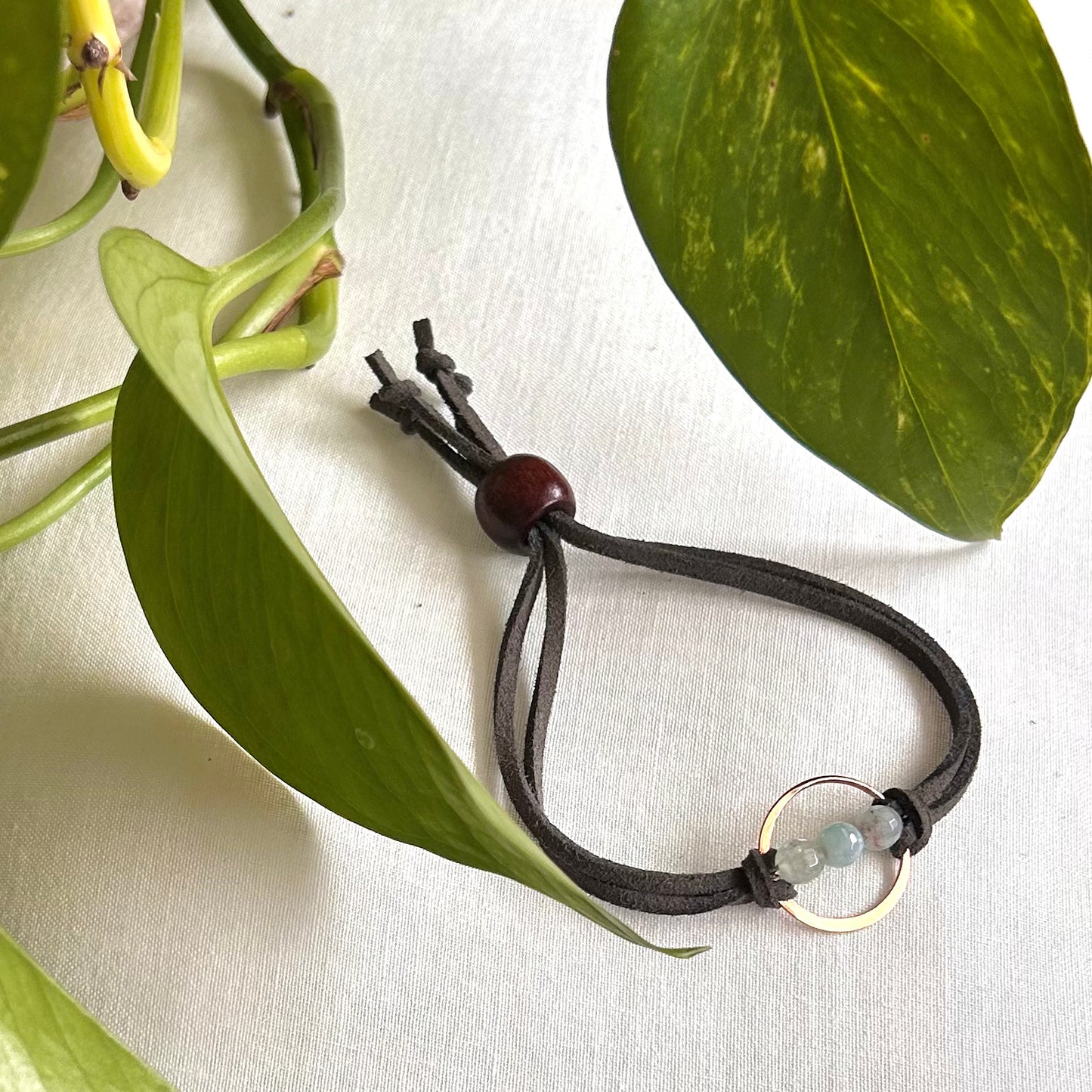 Birthstone Leather Bracelet