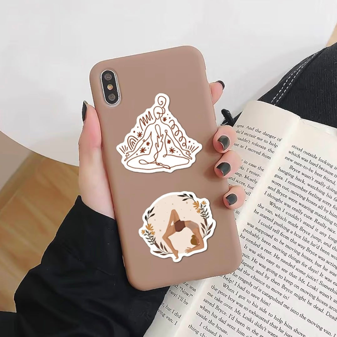 Cat Lover 🐈Yoga Sticker Set