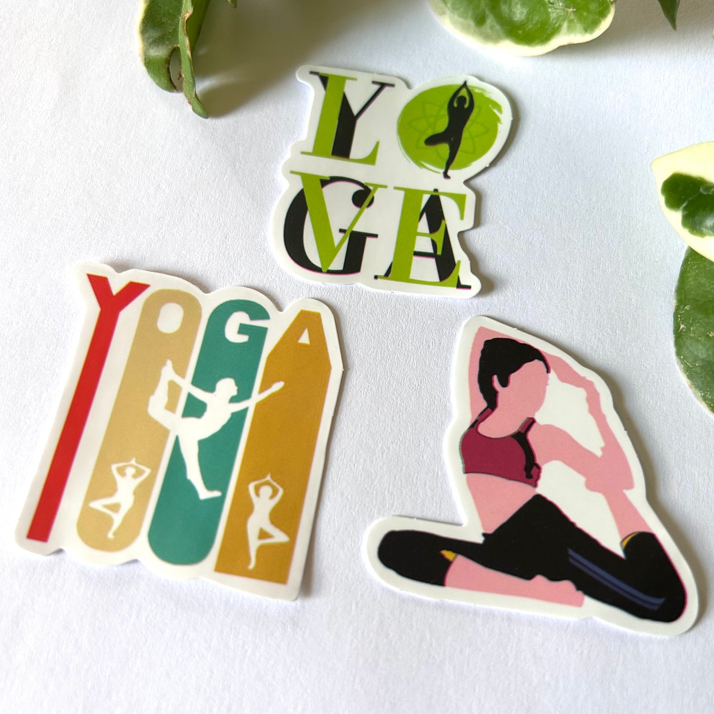 Summer Vibes💚💛Yoga Sticker Set