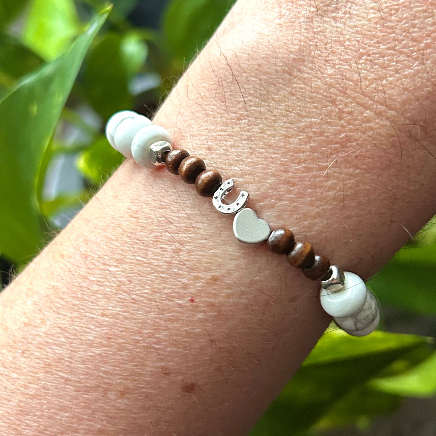 Silver *Horse L🩶ve* Bracelet
