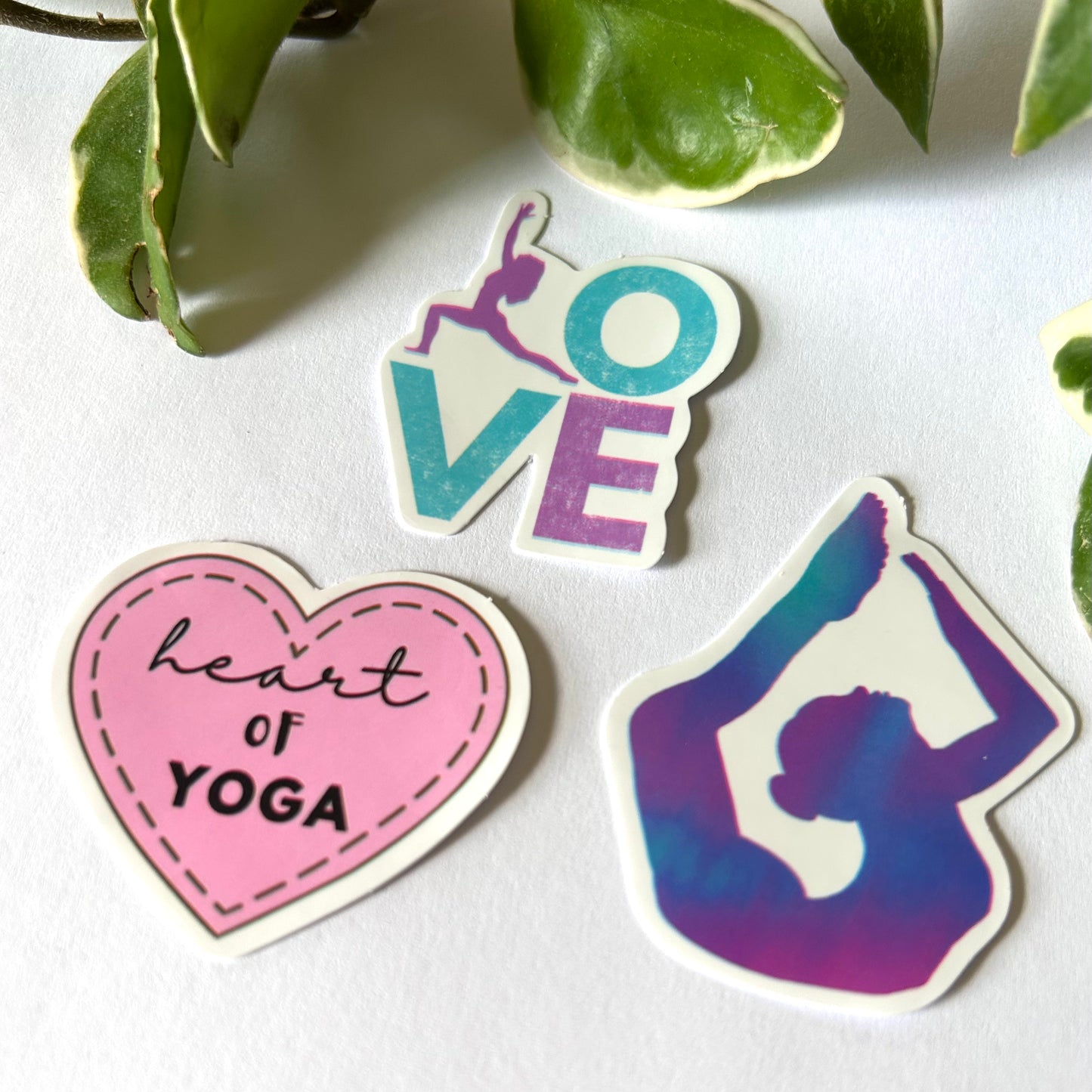 Lavender Haze💜🩷 Yoga Sticker Set