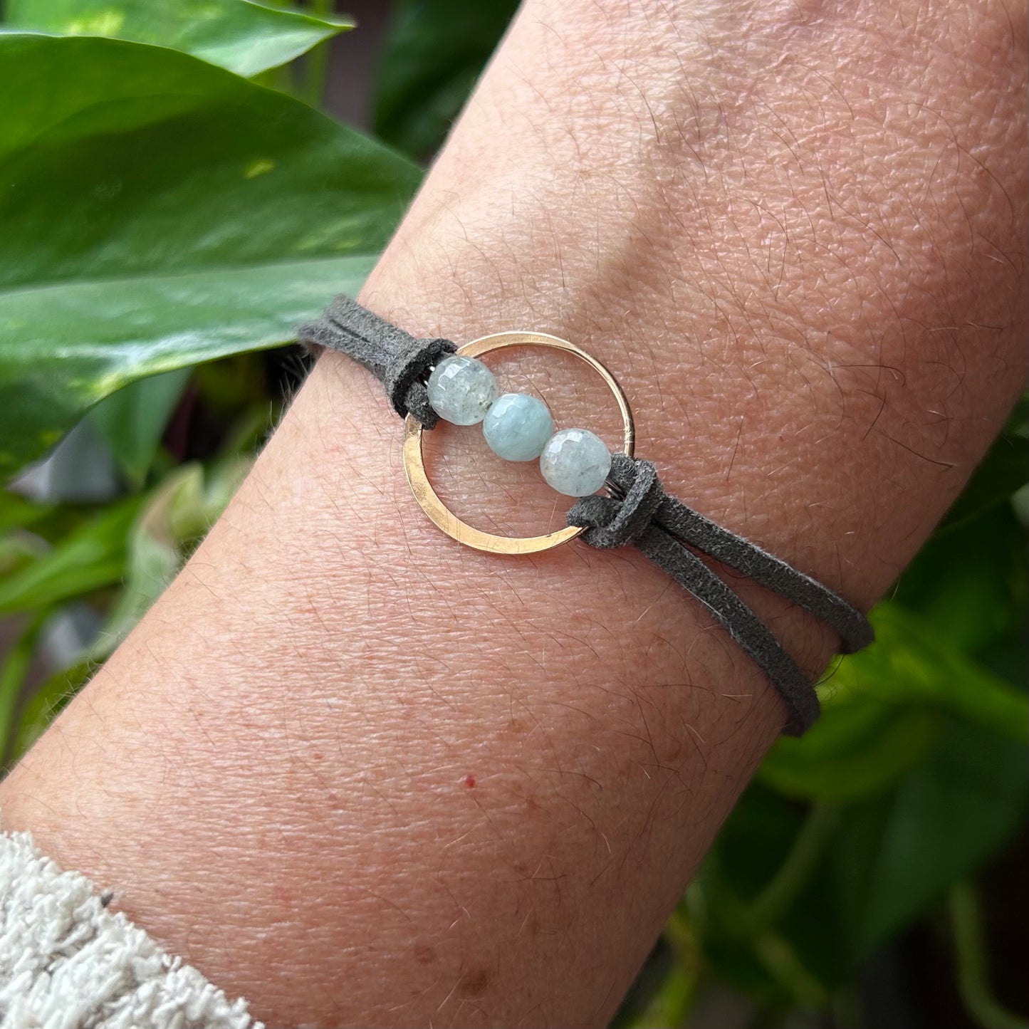 Birthstone Leather Bracelet