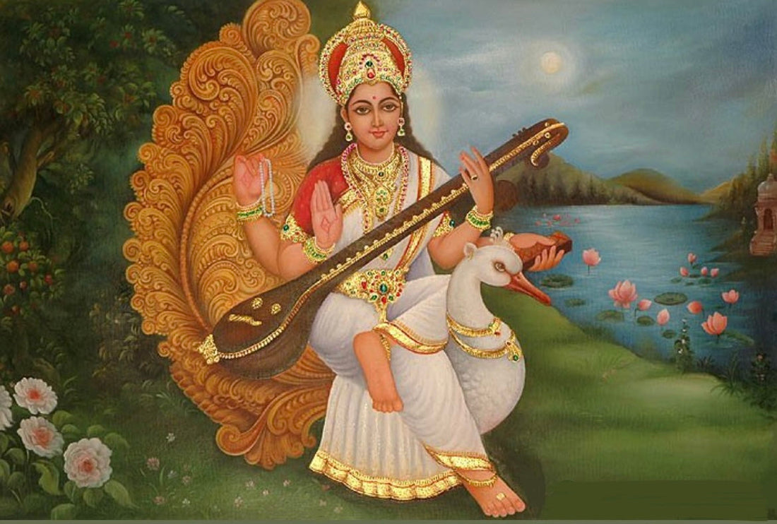 🪷Saraswati: Ancient Hindu Goddess Wisdom 🦢