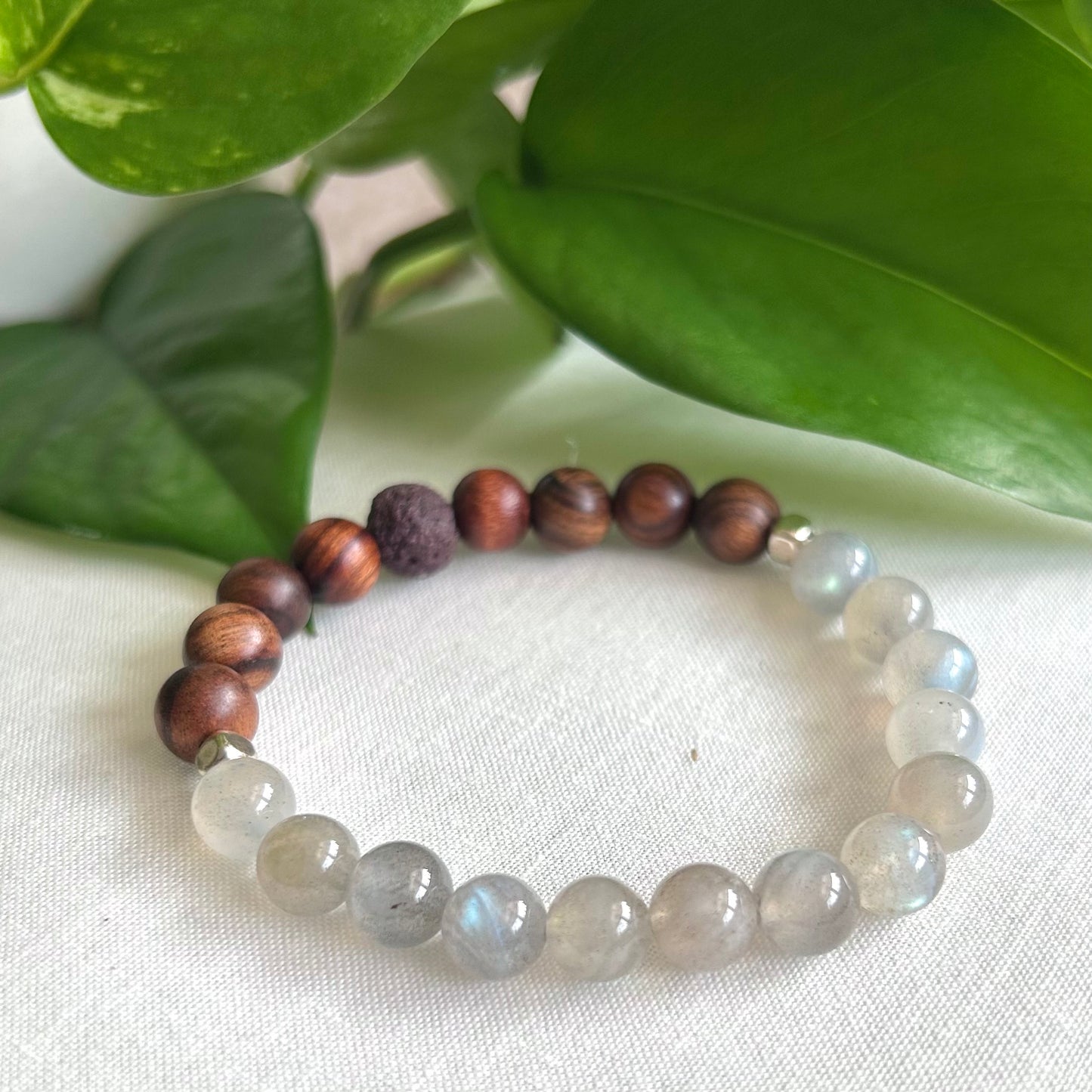 •Labradorite• Anxiety Relief Essential Oil Bracelet