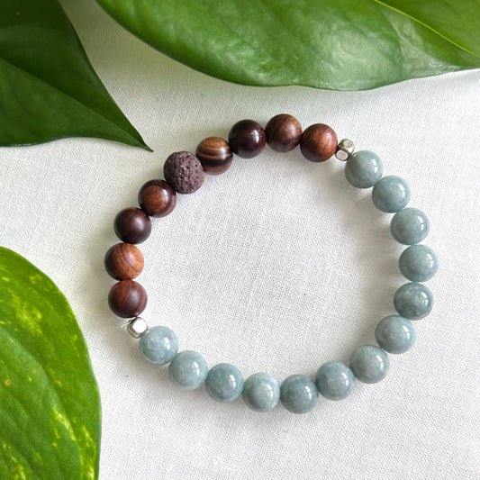 •Burmese Jade• Anxiety Relief Essential Oil Bracelet