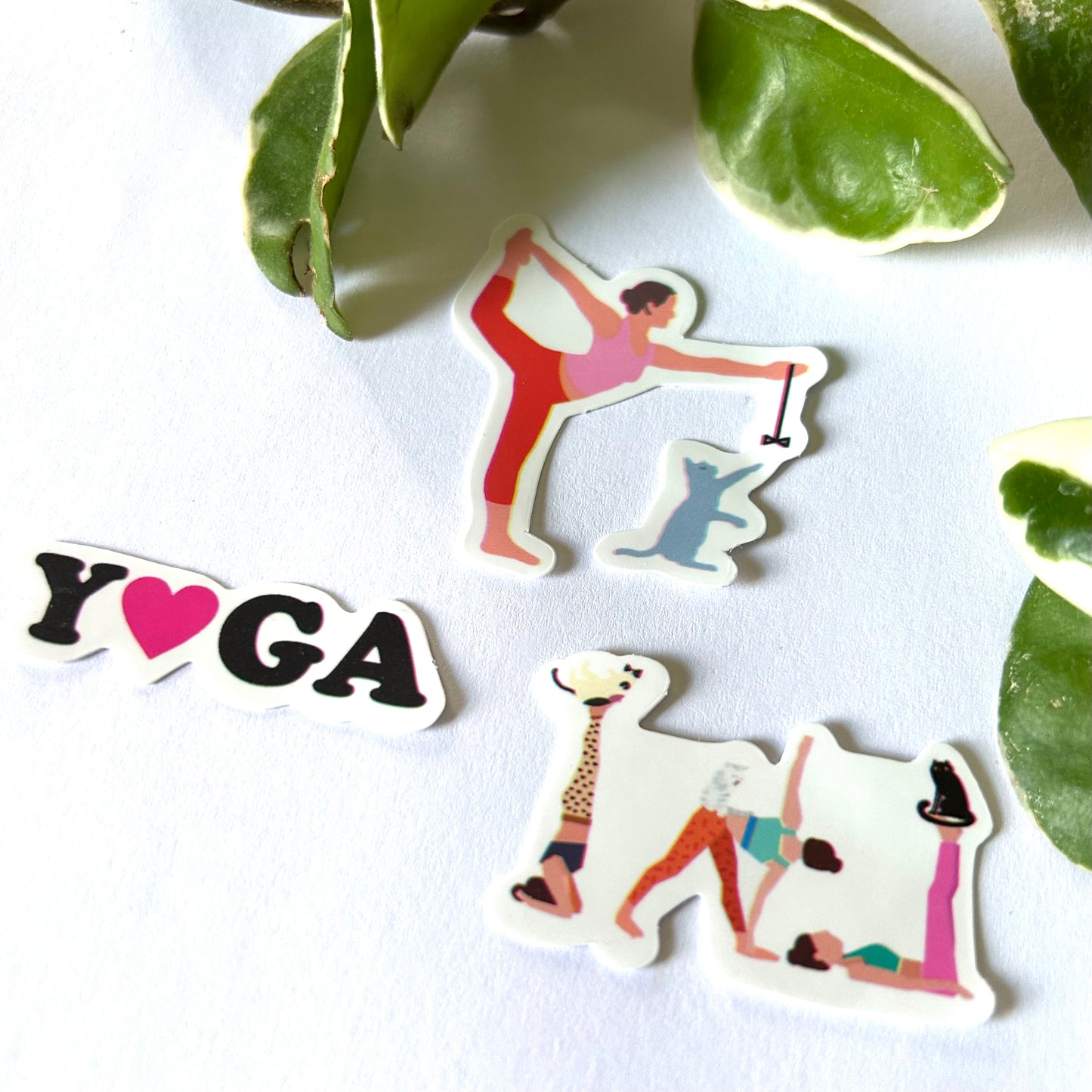 Cat Lover 🐈Yoga Sticker Set