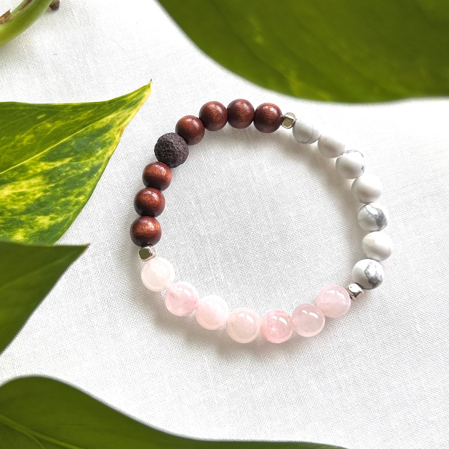 •Rose Quartz• Anxiety Relief Essential Oil Bracelet