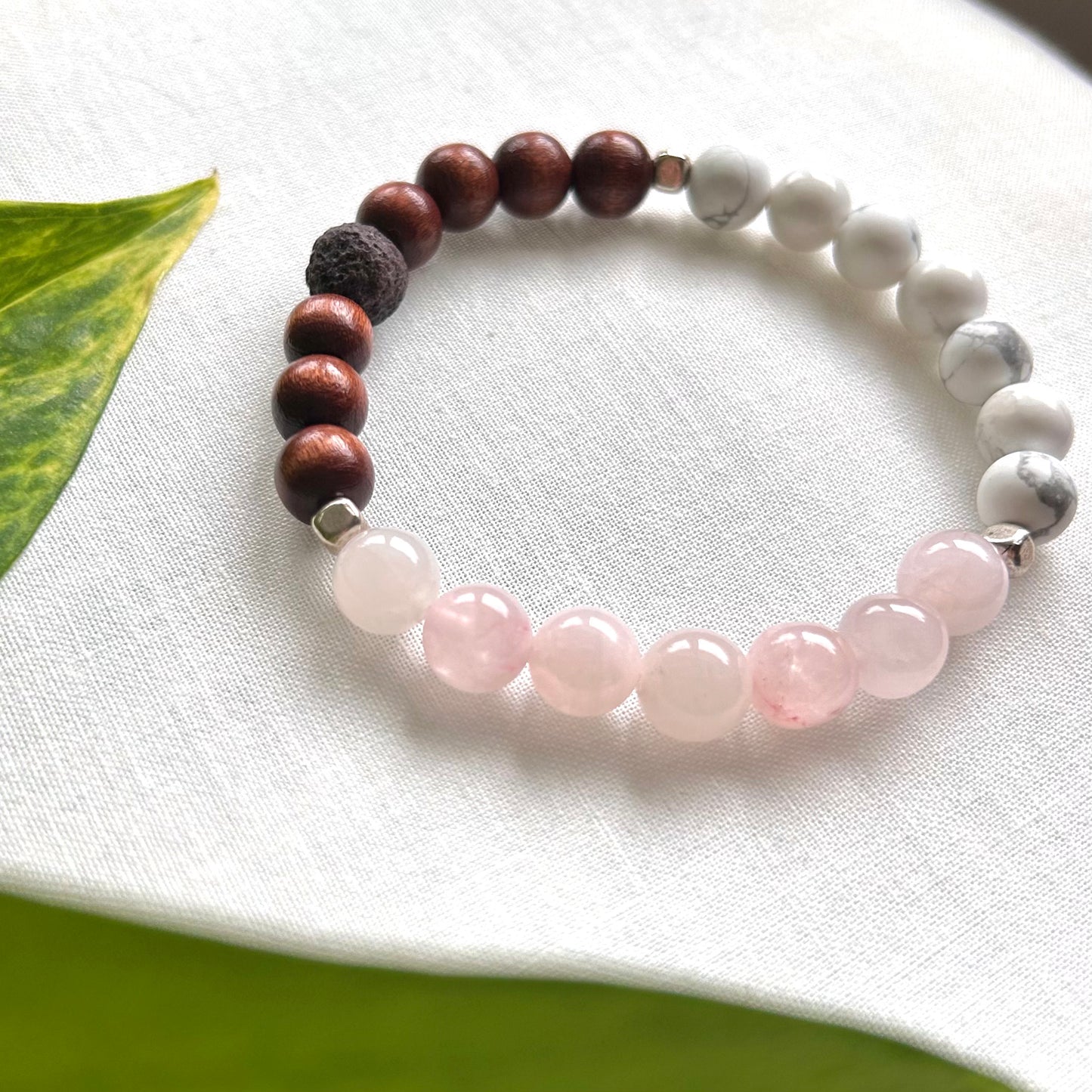 •Rose Quartz• Anxiety Relief Essential Oil Bracelet