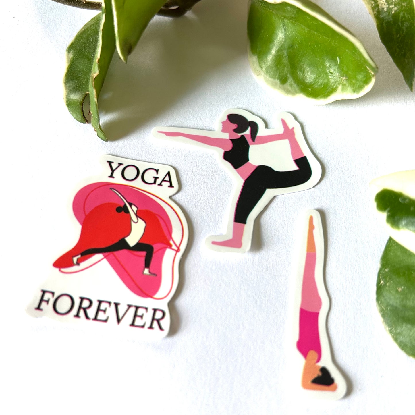 Headstand ❤️🩷Yoga Sticker Set