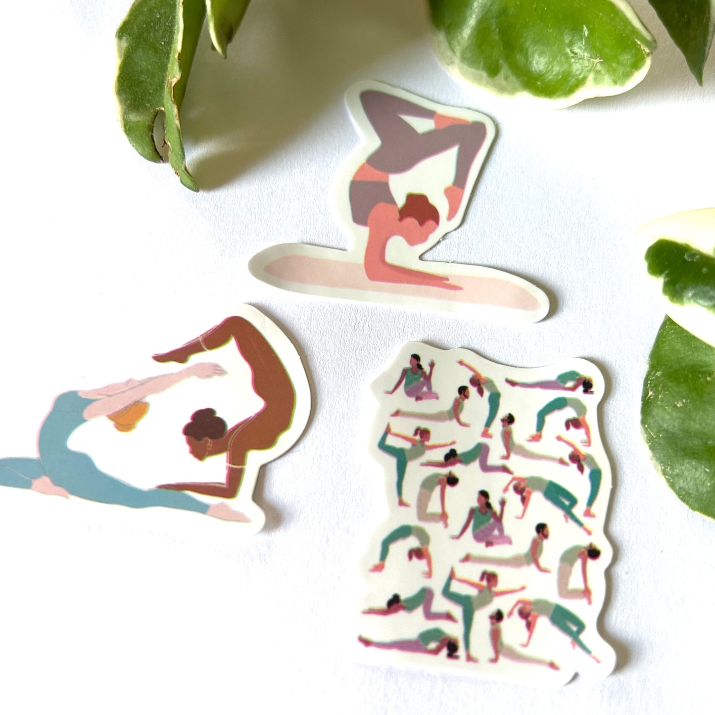 Backbend🩵 Yoga Sticker Set